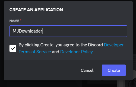 Create Application