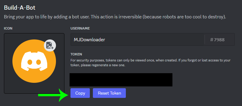Copy Bot Token